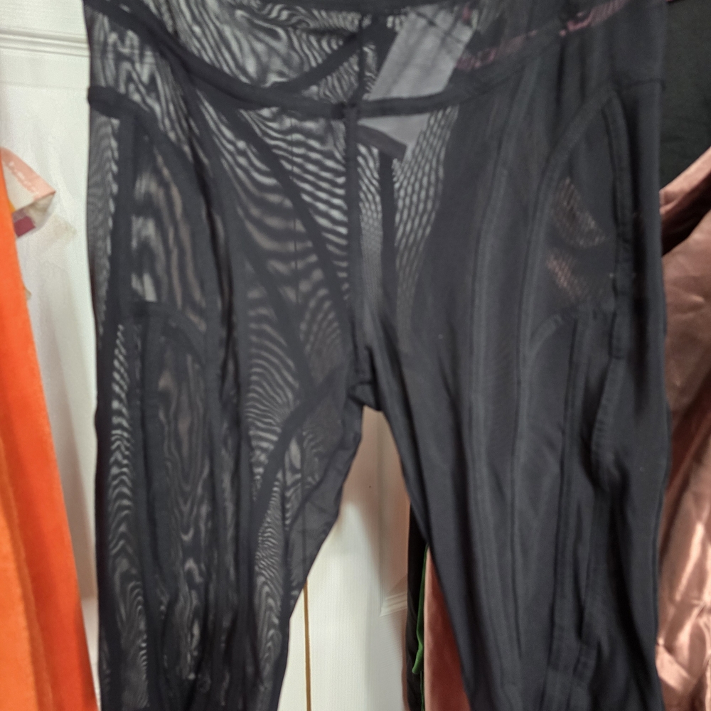 Black Sheer Leggings